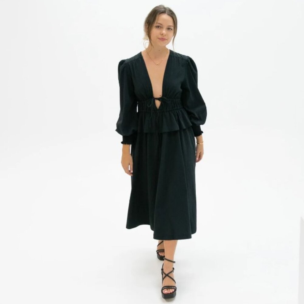 WeWoreWhat Poplin Midi Dress